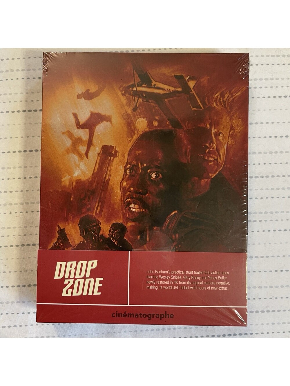 Drop Zone (4K UHD/Blu-ray New Sealed w/Slipcase Limited Edition Cinématographe
